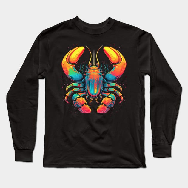 Lobster Halloween Long Sleeve T-Shirt by JH Mart